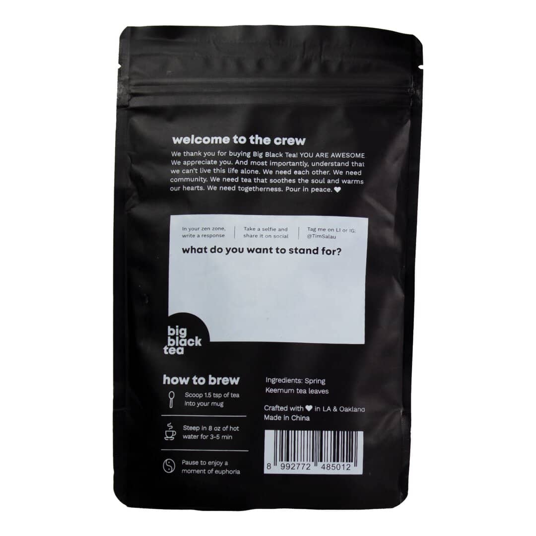 Big Black Tea Zen: Black Tea